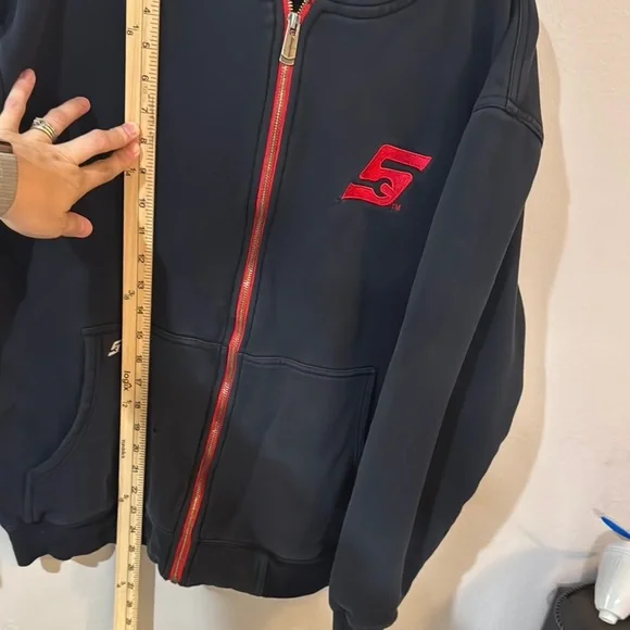 Snap-on 95 years Black Hoodie with Red Accents Men’s size Large - Picture 10 of 11